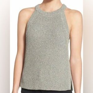 Madewell Valley Sweater Tank Vest Grey X-Small XS
